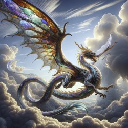 GLASS DRAGON in Cloud  
