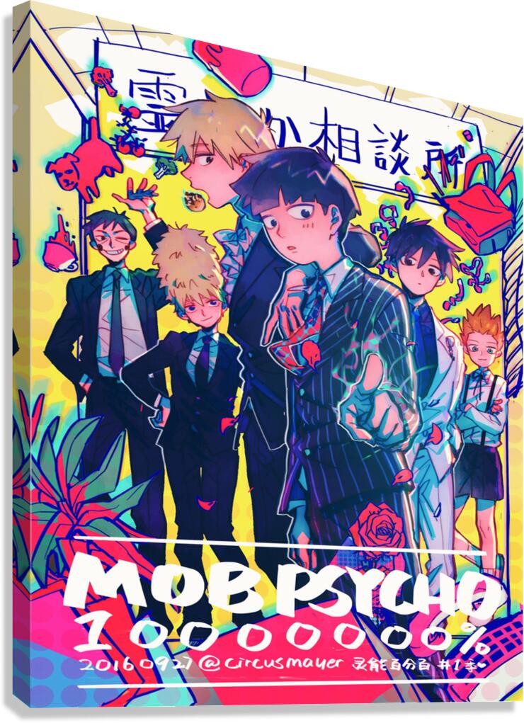 mob psycho Canvas Print