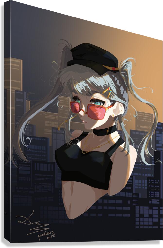 Salian   in the city  Canvas Print