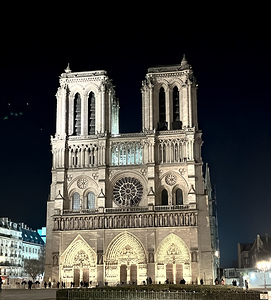  Notre Dame at Night 