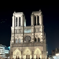  Notre Dame at Night 