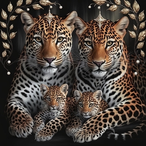 This work is a celebration of the art of nature.