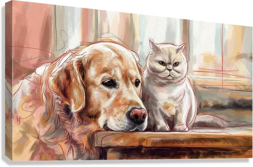 The painting radiates a palpable warmth evoking emotions of desire longing and an unspoken ache for what lies just out of reach. Canvas Print