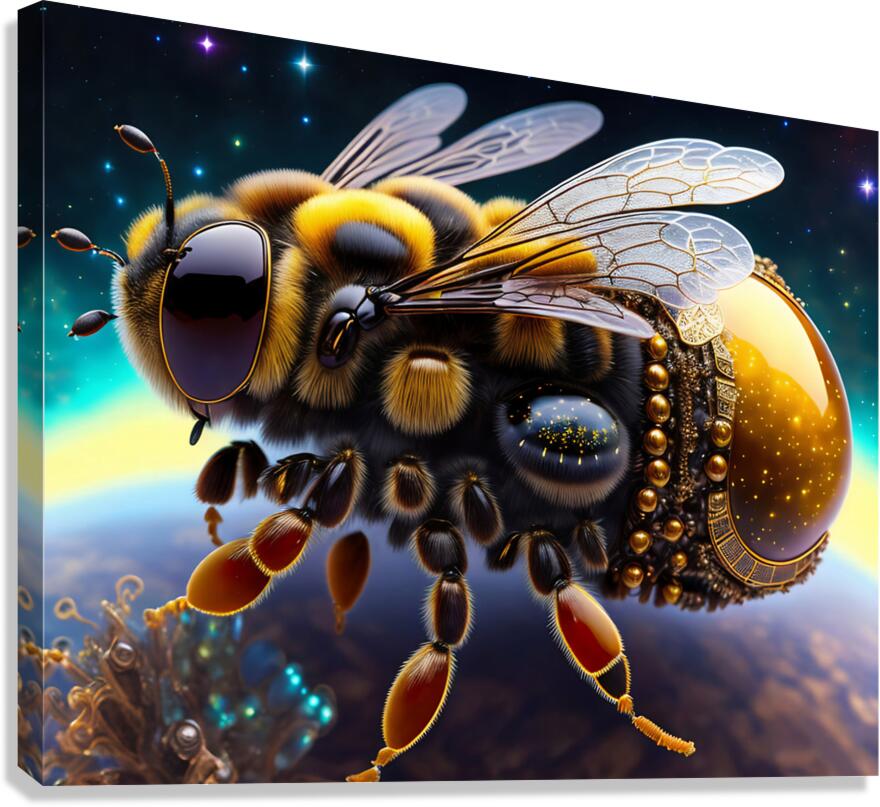 SPACE BEE  Canvas Print