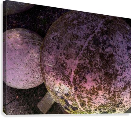 Purple Stone Canvas Print
