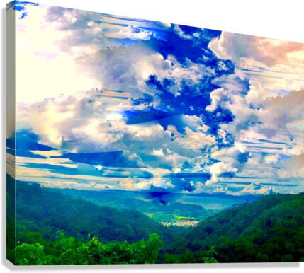 Parted Sky Canvas Print