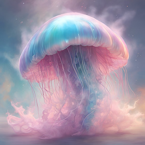 Pastel Explosion: A Freeze-Frame Masterpiece