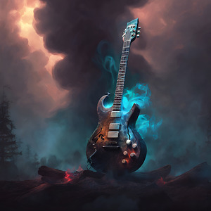  GUITAR in the smoke 