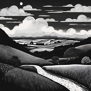  Serenity in Stippling