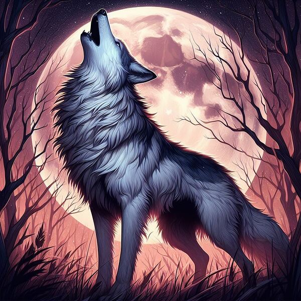 Howling Wolf 2 Print