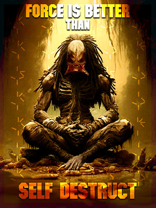 Transcendence: The Meditating Yautja