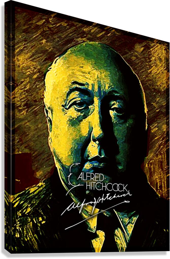 Hitchcock: A Tribute to Legendary Cinema Canvas Print