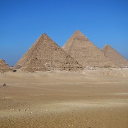 Behind the Pyramids