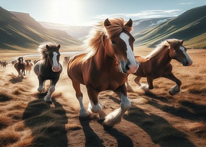 landscape horses