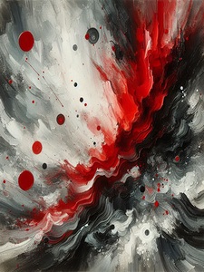 Colors Splash of red 