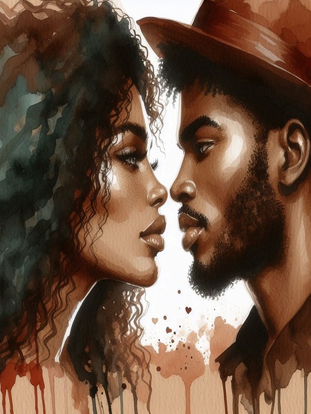 In Your Eyes Water Colors Print