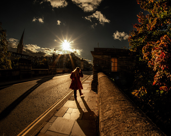 Street Scene in Bath UK by Troy Hunter