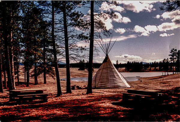 T 0074 024 Teepee at Francis Lake by Troy Hunter