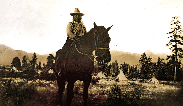 Ktunaxa Camp at Aqam by Troy Hunter