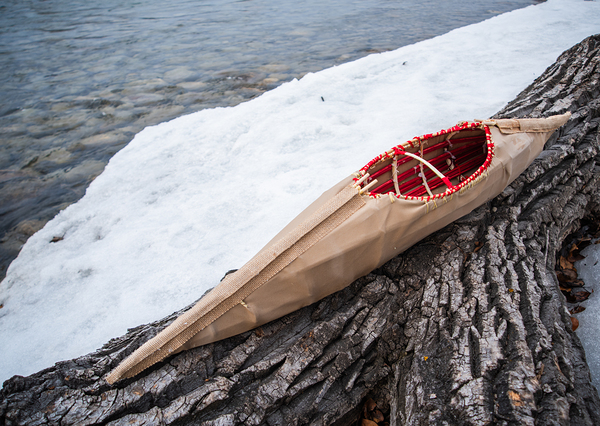 DSC 1023 - TDH No. 2 Ktunaxa Model Canoe on Poplar by Troy Hunter