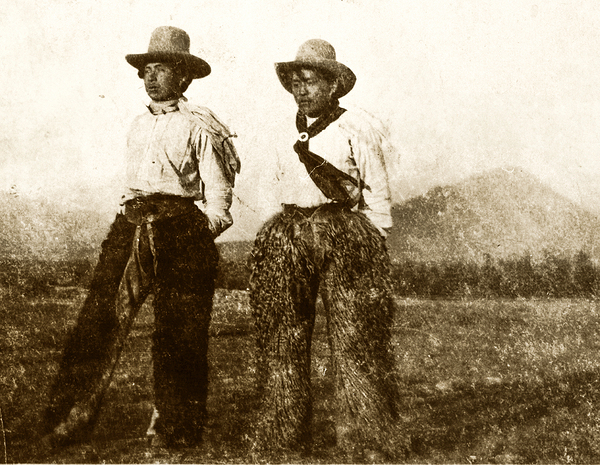 Vintage Ktunaxa Cowbows by Troy Hunter