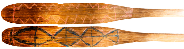 DSC 0888 Painted Paddles Panorama by Troy Hunter