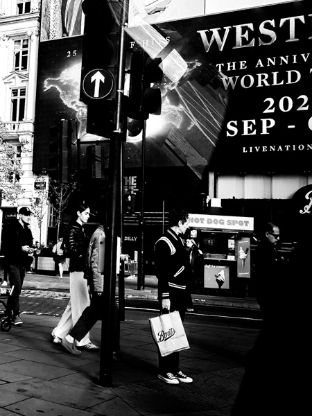 Westlife Concert Sign street scene inside London UK by Troy Hunter