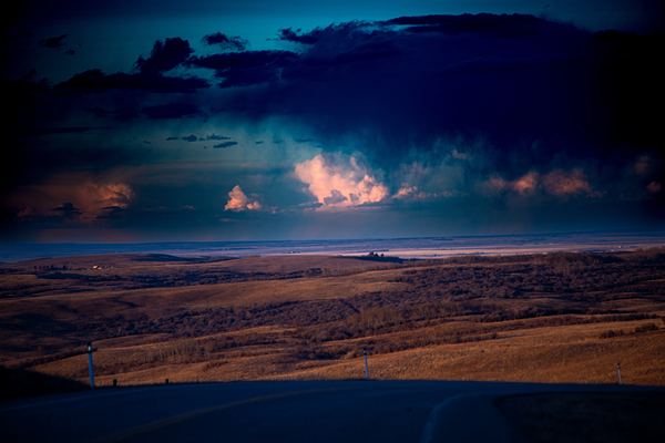 DSC 1288 Where the Foothills End and the Prairies Begin by Troy Hunter