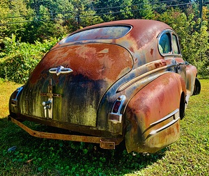 vintage Car Big Back 