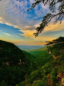 Cloudland State Park GA Mountain Valley Sunset 1
