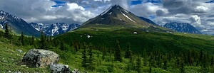Morning Mountain Alaska