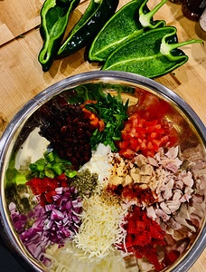 Pepper & Chopped Veggies