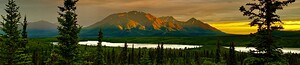 Denali Highway Sunset Alaska