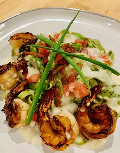 Shrimp and Spinch Paste