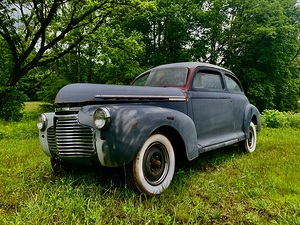 Vintage Gray Car