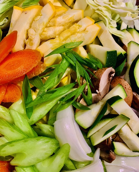 Copped Mixed Veggies 2 by Scott Pientka