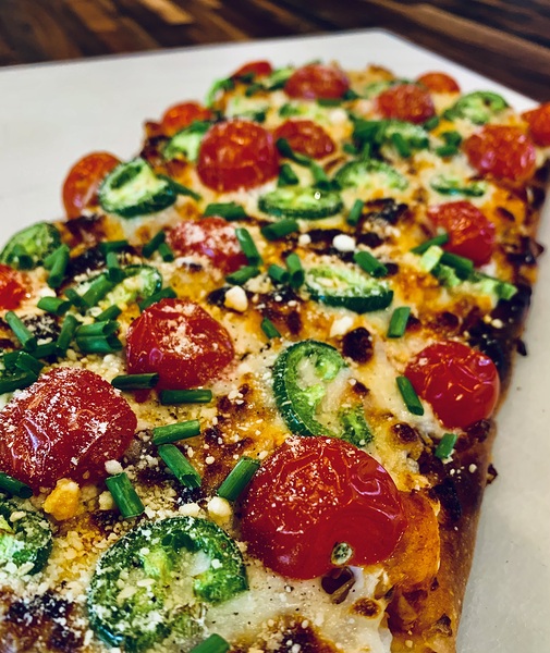 Jalapeno Flat Bread Pizza by Scott Pientka