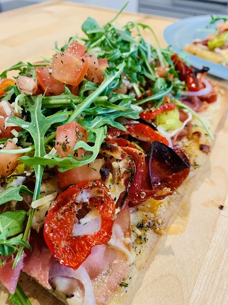 Italian Flatbread Pizza by Scott Pientka