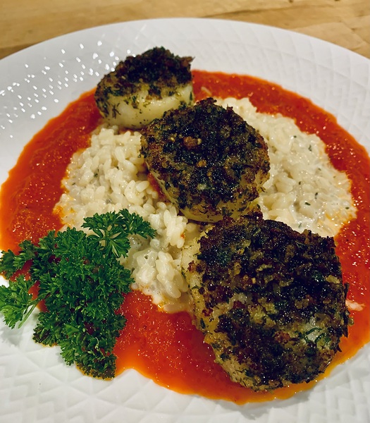 Breaded Scallops by Scott Pientka