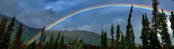 Rainbows over Creekside by Scott Pientka