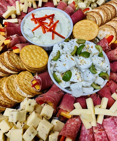 Cheese and Veggie Board by Scott Pientka