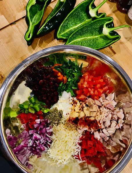 Pepper & Chopped Veggies by Scott Pientka