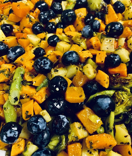 Blueberry Root Veggies by Scott Pientka