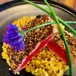 Ahi Tuna with Onion Flower 2