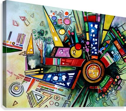Absolute abstract 12 Canvas Print