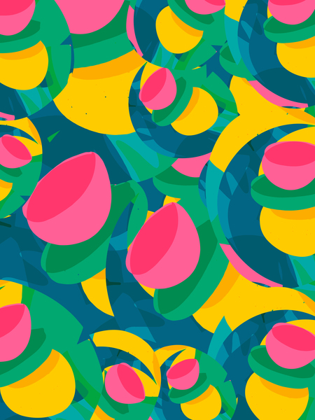 Summer Abstract Pop Fruits by Signorino