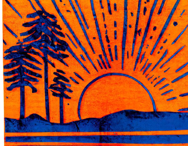 Orange County Sunset Print