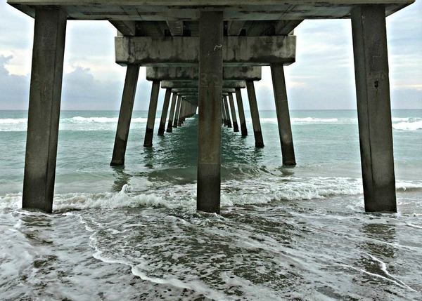 Juno Beach Florida Pier  Print