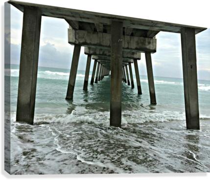 Juno Beach Florida Pier  Canvas Print