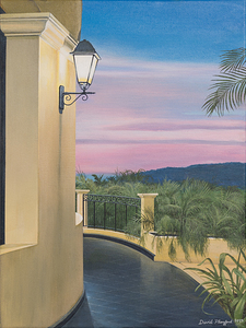 Costa Rica Hotel View 12x16